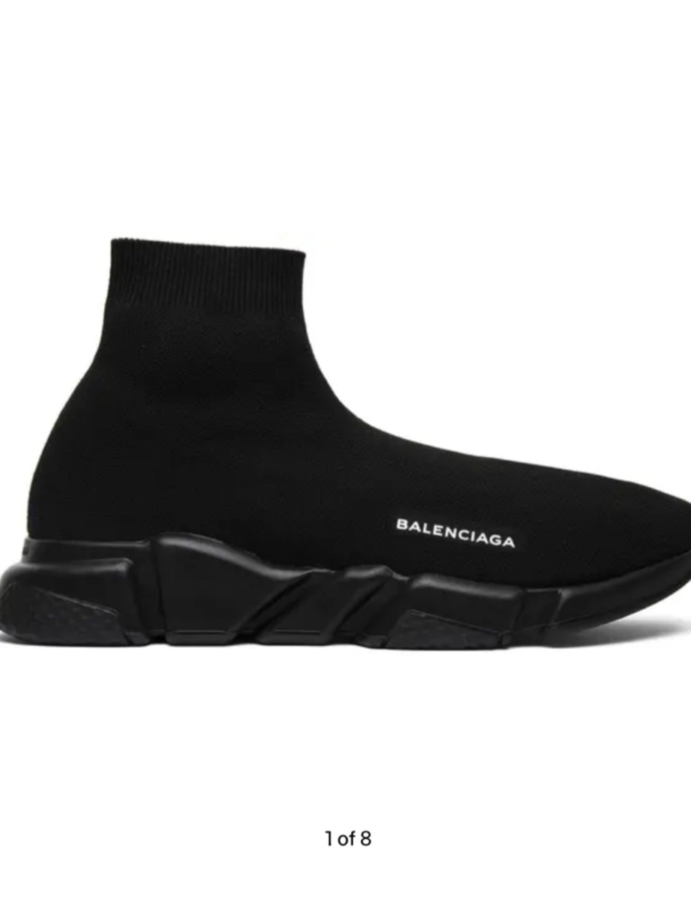 Balenciaga Triple Black Speed Trainer Mid size 9